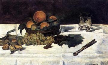 Fruit on a Table Artwork by Edouard Manet