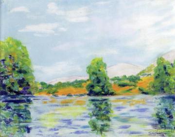 Landscape of La Creuse Artwork by Armand Guillaumin