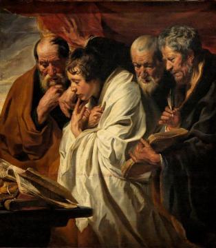 The Four Evangelists Artwork by Jacob Jordaens