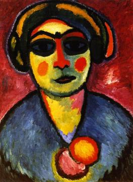 Dark Eyes Artwork by Alexej Jawlensky
