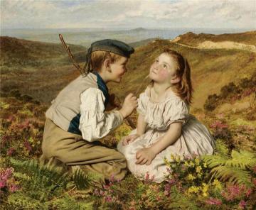 Touch and Go, to Laugh or No Artwork by Sophie Anderson