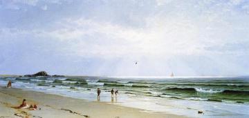 Morning At Narragansett, The Turn Of The Tide Artwork by Alfred Thompson Bricher
