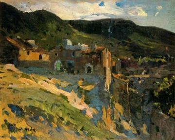 Paisaje de Alforja Artwork by Joaquin Mir Trinxet