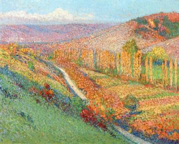 Vallee du Vert en Aval de la Bastide du Vert Artwork by Henri Martin