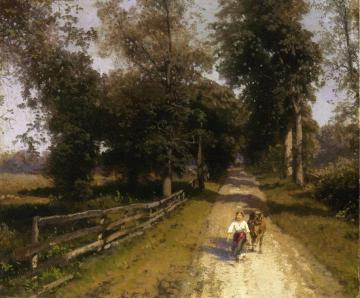 Returning Home Artwork by Herman Herzog