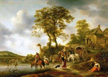 A Ford Artwork by Isaac van Ostade
