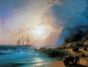 On the Island of Crete. Artwork by Ivan Constantinovich Aivazovsky