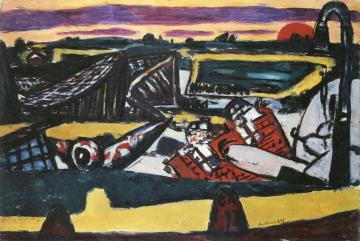 Schiphol Artwork by Max Beckmann