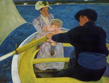 The Boating Party Artwork by Mary Cassatt