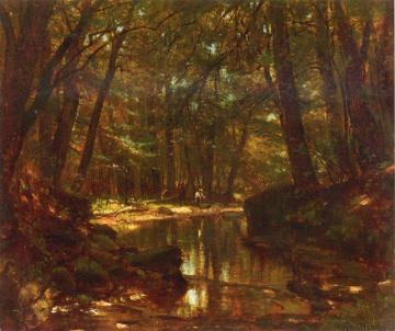 Trout Stream Artwork by Thomas Worthington Whittredge