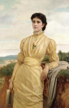 Portrait Of A Lady Artwork by Charles Edward Perugini