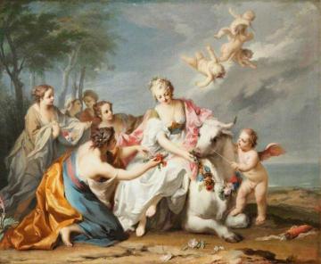The Rape Of Europa Artwork by Jacopo Amigoni