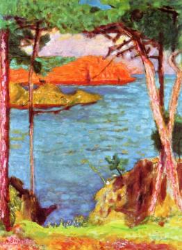 Mediterranean Coast Artwork by Pierre Bonnard