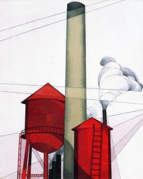 Buildings Artwork by Charles Demuth