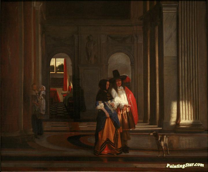 Going for a walk Artwork by Pieter de Hooch