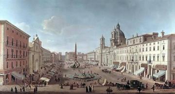 Piazza Navona In Rome Artwork by Antonio Joli
