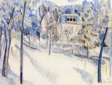 The Manor Artwork by Jean Dufy