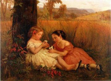 He Loves Me, He Loves Me Not Artwork by George Cochran Lambdin