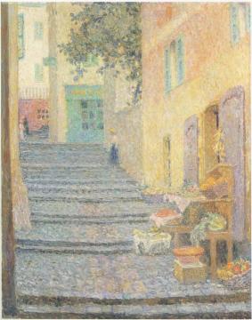 The Italian Boutique Artwork by Henri Le Sidaner