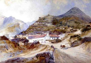 Angangueo, Mexico Artwork by Thomas Moran
