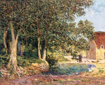 Cadol Pond, Rosporden, Finistère Artwork by Maxime Maufra