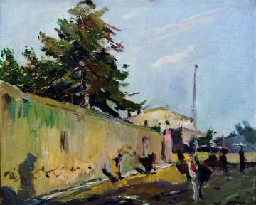 Suburbios de Villanueva Artwork by Joaquin Mir Trinxet