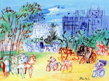 Avenue Du Bois De Bologne Artwork by Raoul Dufy