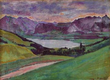Thunersee Artwork by Ferdinand Hodler