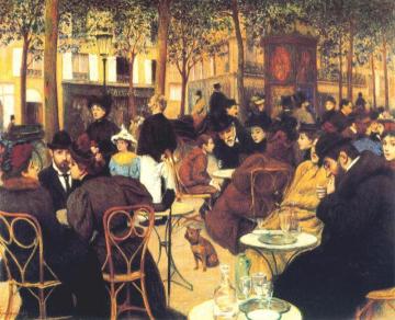 La Terrasse Artwork by Federico Zandomeneghi