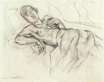 Reclining Nude Artwork by Henri Matisse