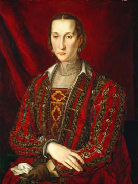 Portrait Of Eleanora Di Toledo Artwork by Agnolo Bronzino