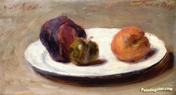 Figs, Greengage and Apricot Artwork by Henri Fantin-Latour