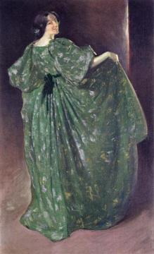 Green Girl Artwork by John White Alexander