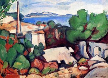 Landscape at l'Estaque Artwork by Emile-othon Friesz