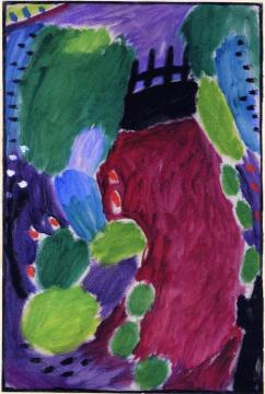 Large Variation: Agavenweg Artwork by Alexej Jawlensky