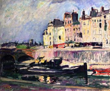 Quai d'Orléans, Paris Artwork by Emile-othon Friesz