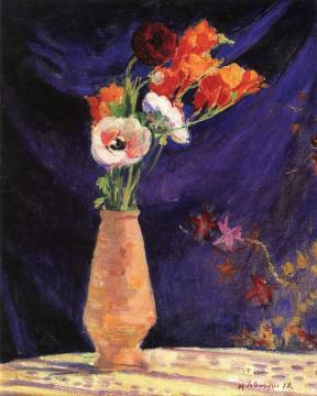 Vase of Flowers Artwork by Henri Lebasque