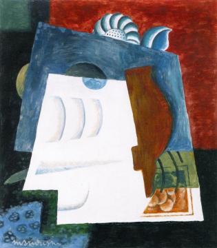 Still LIfe with Envelope Artwork by Louis Marcoussis
