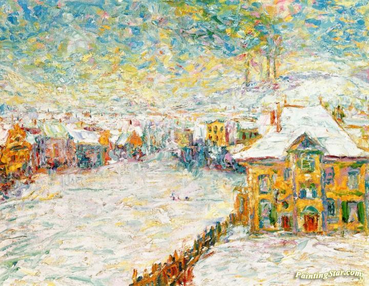 Winter Landscape, Jena Artwork by Emil Nolde