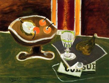 Fruit Bowl Artwork by Georges Braque