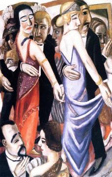 Dance In Baden-baden Artwork by Max Beckmann
