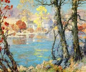 Silvermine River Artwork by Maurice Braun