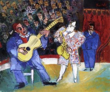 At The Circus Medrano Artwork by Jean Dufy