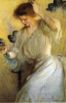 The Mirror Artwork by Edmund Tarbell