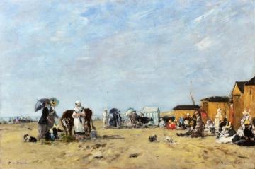 Berck, the Beach Artwork by Eugène-Louis Boudin