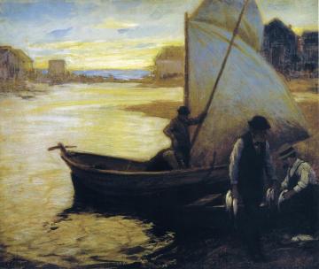 Maine Fishermen Artwork by Edward Potthast