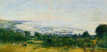 The Trouville Heights Artwork by Eugène-Louis Boudin