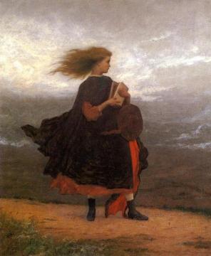 The Girl I Left Behind Me Artwork by Eastman Johnson