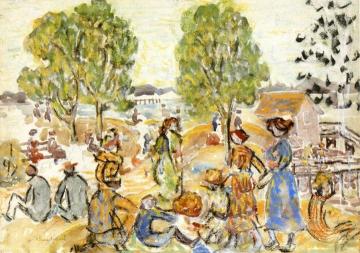 Picnic Artwork by Maurice Prendergast