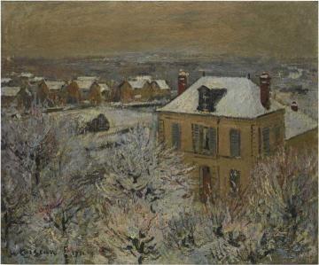House in Winter Artwork by Gustave Loiseau